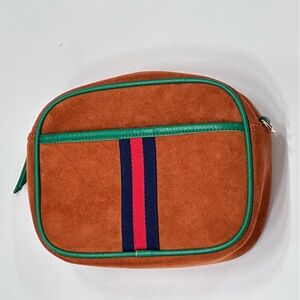 Shiraleah Blakely Camera Bag,‎ Noir - Rust NWOT